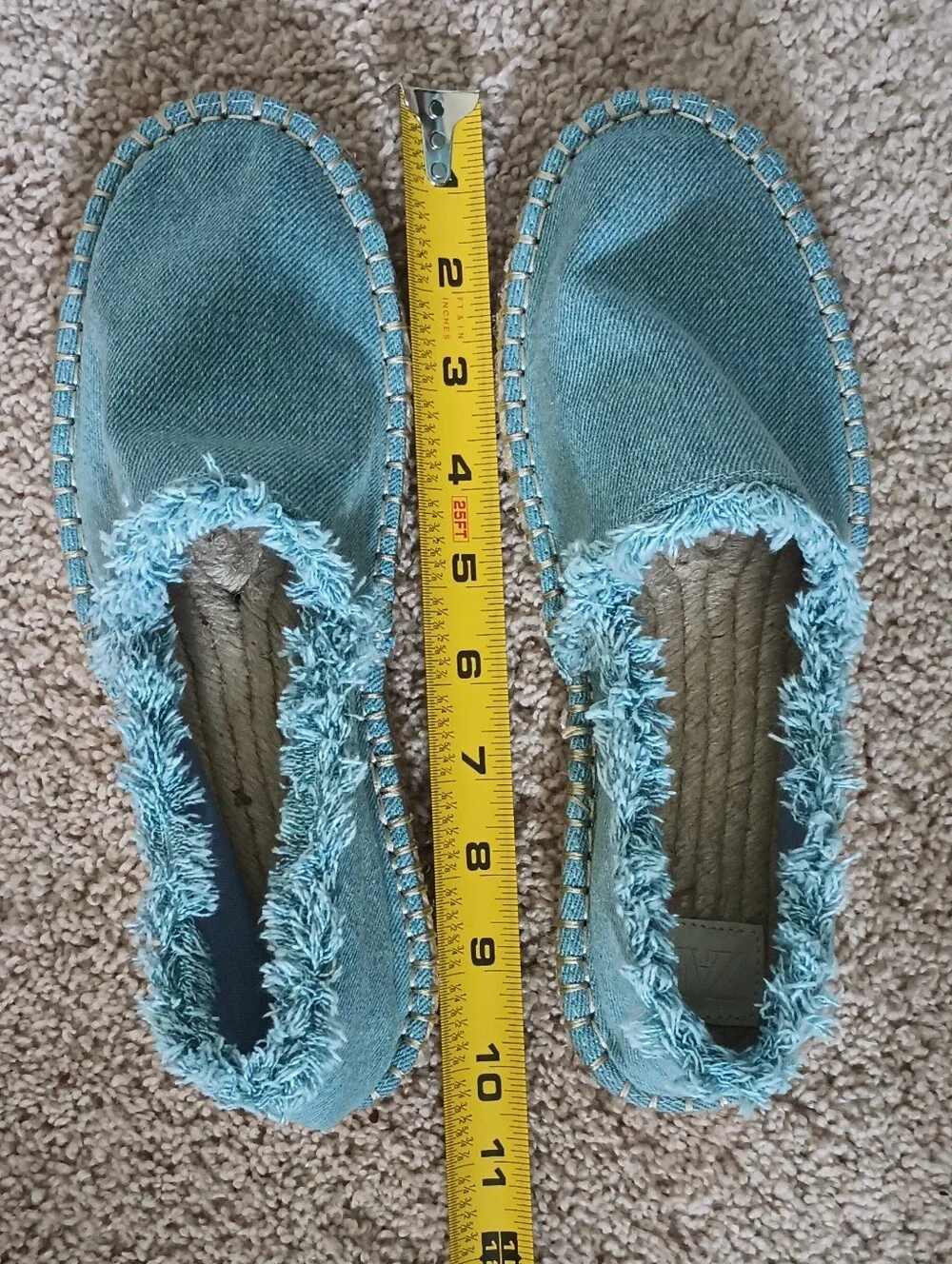 Zara Denim Jeans Espadrilles EUR 36 US 5.5